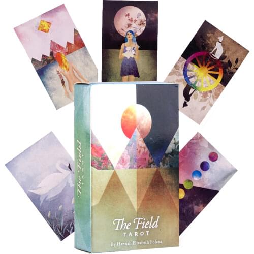 New High Texture The Field Tarot Cards Divination Prediction Deduction Board Game Oracle Cards with PDF Board Game Miniatures