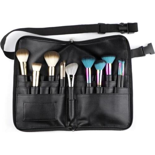 Portable Waterproof Large Capacity Faux Leather Makeup Tools Storage Bag Pouch travel cosmetic bag