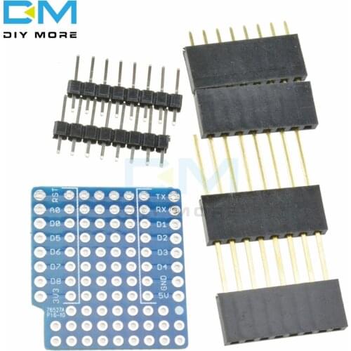 Expansion Shield Breadboard Pin Shield For WeMos D1 Mini Module Sensor Mini Double Sided DIY Kits Lithium Battery ProtoBoard
