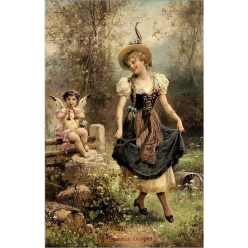 Needlework for embroidery DIY DMC Color High Quality - Counted Cross Stitch Kits 14 ct Oil painting - In Love 2