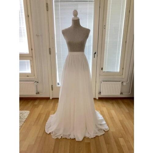 Chiffon Wedding Skirt, Full wedding skirt, Wedding Skirt, Bridal Skirt ,Beach Wedding Dress, White dress , wedding accessories