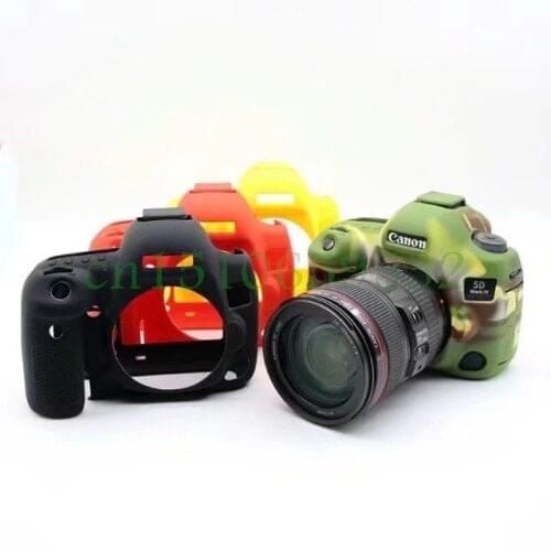 5D4 Silicone Case Camera Bag for Canon EOS 5D4 5D Mark IV Rubber Camera Bag Case Cover for 5D4 Black Red Yellow Camouflage
