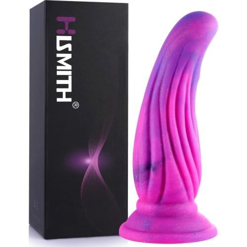 Hismith Melon Sugar Silicon Dildo, Suction Cup Dildo for Women and Men Realistic Dick Sex Toy Fantasy Series