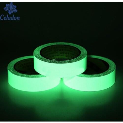 3m/10m Super Cool PET Luminous Warning Tape High-brightness light-emitting Tape For Party DIY Decor Home Fashion Decoration