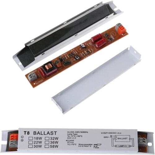 T8 220-240V AC 2x30W Wide Voltage Electronic Ballast Fluorescent Lamp Ballasts