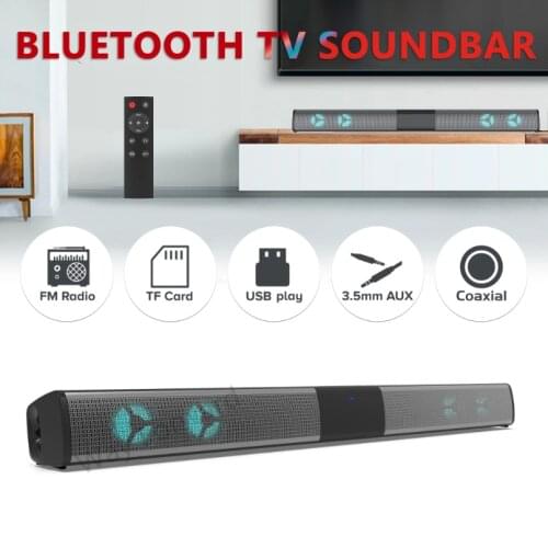 TV Soundbar Bluetooth Speaker Home Theater Subwoofer Sound System 3D Stereo Loudspeaker Deep Bass Column Music Center Boom Box