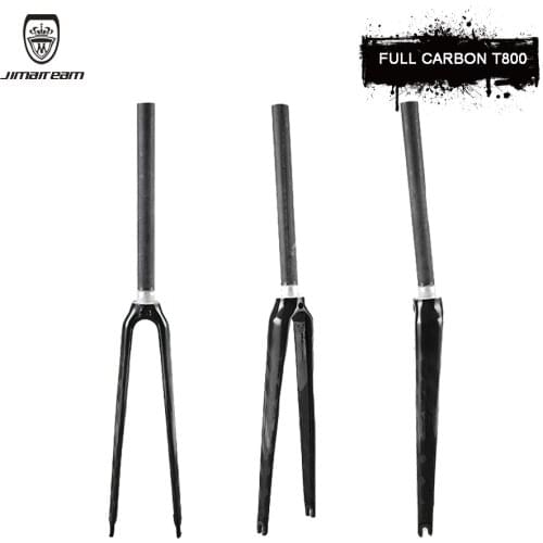 JIMAITEAM Bicycle Front Fork Mountain Bike Front Fork Road Bike Front Fork Carbon Fiber Front Fork Bicycle Accessories