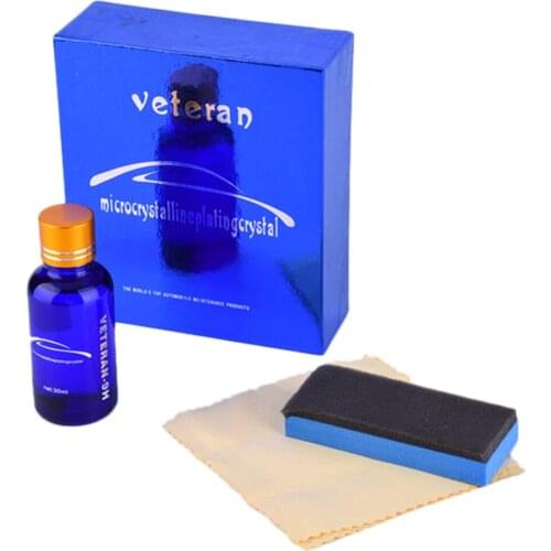 9H Car Liquid Ceramic Coat Hydrophobic Glass Coating Paint Care Anti-scratch Auto Detailing Glasscoat Car Polish Coating 30ml