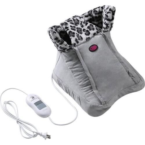 Winter warm feet treasure plug-in detachable electric heating shoes foot warmer heating shoes electrothermal shoes warm mat