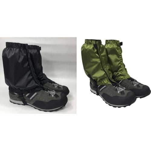 2 Pairs Outdoor Waterproof Hiking Gaiters Snow Walking Boots Cover Leggings