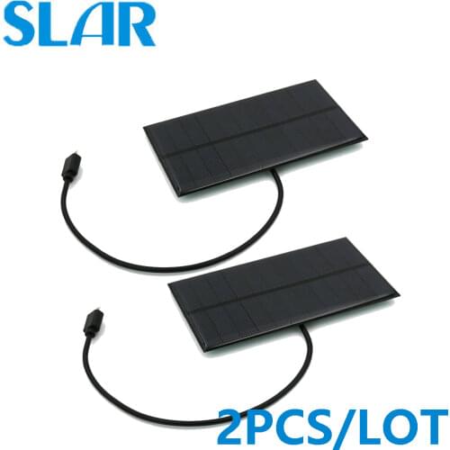 1.65W 5.5V Solar Panel Solar Battery Charger Output USB Micro Android Micro USB port 5V 300mA Charge Regulators