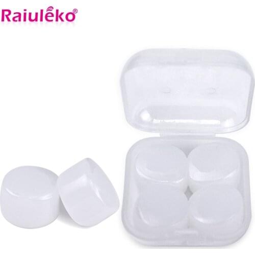 8Pcs Anti Noise Snoring Silicone Earplugs Noise Reduction Soundproof Waterproof Swimming Ear Protection Tools Sleep Ear Plug