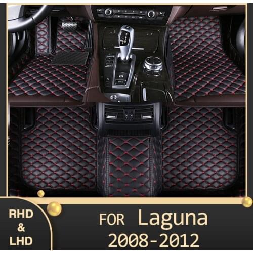 MIDOON Car floor mats for Renault Laguna Hatchback 2008 2009 2010 2011 2012 Custom auto foot Pads automobile carpet cover