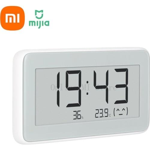 Xiaomi Mijia BT4.0 Wireless Smart Electric Digital clock Indoor&Outdoor Hygrometer Thermometer LCD Temperature Measuring Tools