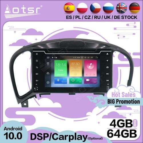 Carplay Multimedia Stereo Android Player For NIssan Juke 2011 2012 2013 2014 2015 2016 2017 GPS Audio Radio Receiver Head Unit
