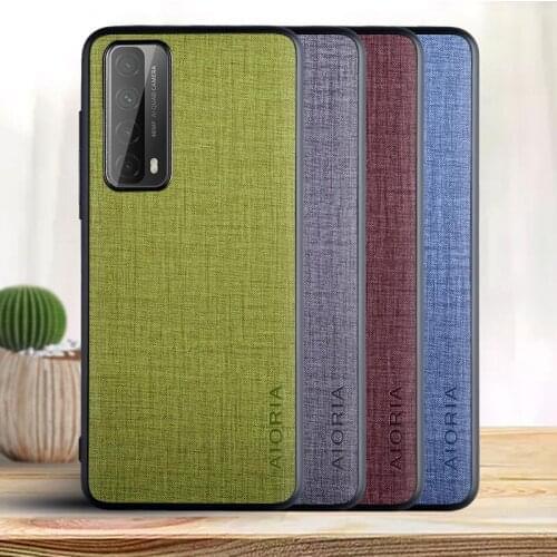 Cross pattern waterproof case for Huawei P40 P30 P20 P10 Pro Plus Lite E P smart 2021 2019 P9 P8 Lite 2017 TPU+PU 2in1 Material