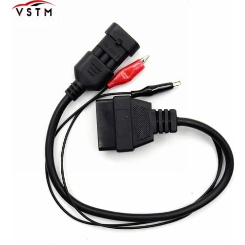 New 16 Pin to 3pin for fiat obd cable connector for fiat 3 pin Diagnostic Cable with Obd 2 Connector Tool diagnostic cable
