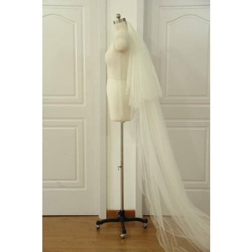 Two-storey Cathedral Handmade Wedding veil Bride veil