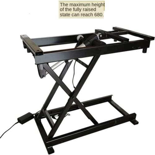 Electric Tea Table Lifting Frame Wireless Remote Control Tea Table Lifting Iron Frame Electric Table Lifting Accessories