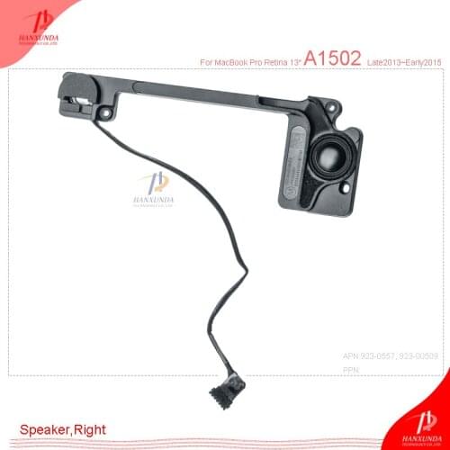 Hanxunda 923-00509, 923-0557 speaker right for MacBook Pro 13" Retina A1502 replacement Mid 2012 to Mid 2015