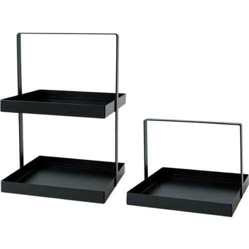 Cosmetics storage basket multi-layer storage rack toilet storage tray Nordic style sundry tray storage tray