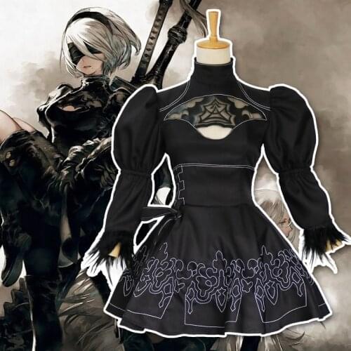 Nier Automata Cosplay Costume Yorha 2B sexy Outfit Games Suit Women Role Play Costumes Girls Halloween Party Fancy Dress