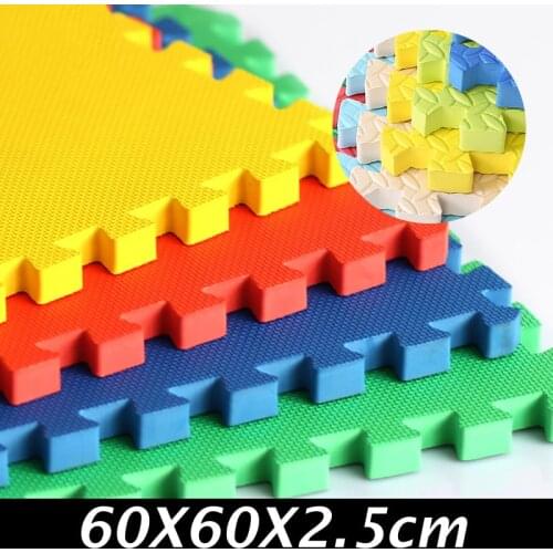 2.5CM Thick 60*60CM EVA Foam Puzzle Mat Exercise Tiles Foam Foor Mat Baby Game Pads Sports Hall Floor Mat Yoga Mattress PX62