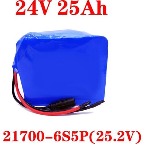 LiitoKala 24V 25Ah 21700 5000mah 6S li-ion battery pack 25.2v electric bicycle moped /electric/lithium ion battery pack
