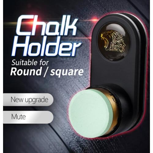 Magnetic Billiard Chalk Holder Multiple Shapes Chalk Tip Holder for Billiard Pool Snooker Billiard Accessories Popular Styles