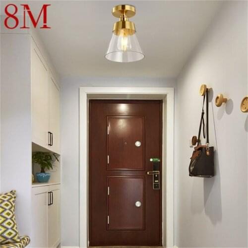 8M Copper Ceiling Lights Modern Aisle Lights Home Creative Decoration Suitable For Home
