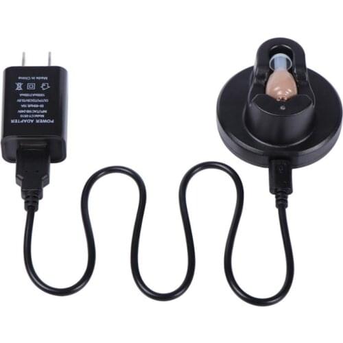 MicroEar Mini Hearing Aid Rechargeable Hearing Aids for the Deaf Ear Aid Invisible Hearing Amplifier with Charging Cradle Device