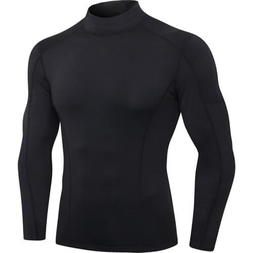 New Quick Dry Running Shirt Men Bodybuilding Sport T-shirt Long Sleeve Compression Top Gym t Shirt Men Fitness Tight rashgard