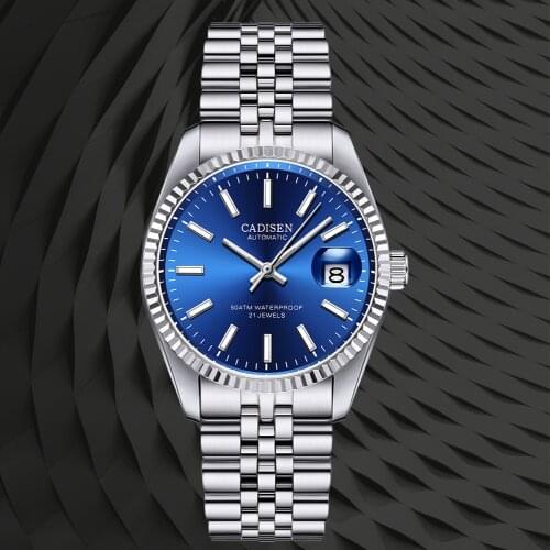 2020 New CADISEN Men Mechanical Watches Top Brand Luxury Automatic Watch men Stainless Steel Waterproof Watch relogio hombre