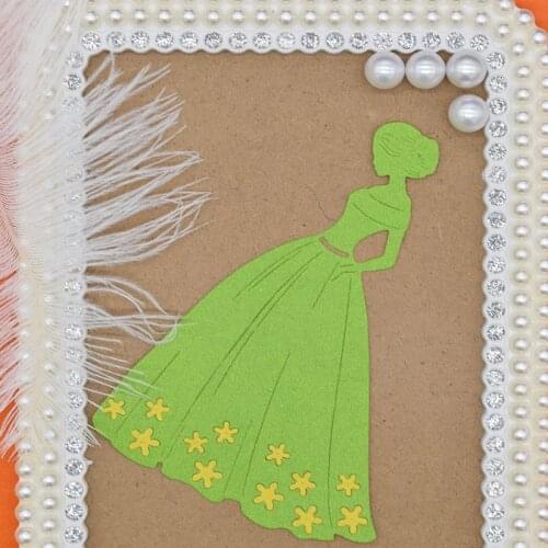 New Metal Steel Dancing Girl Cutting Dies Stencils DIY Scrapbooking Paper Card Album Photo Painting Template Decorative Craft