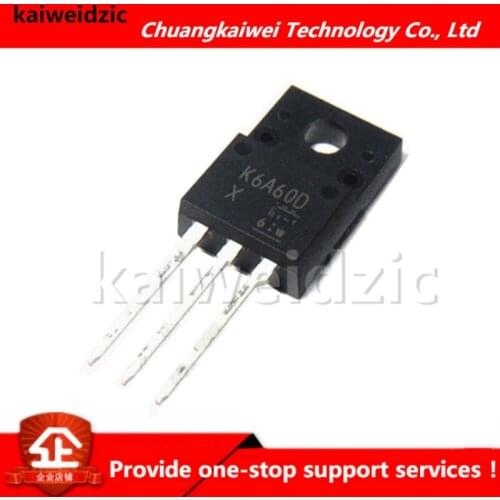 Kaiweikdic New imported original TK6A60D K6A60D TO-220F Power FET in-line transistor 6A 600V Integrated circuit