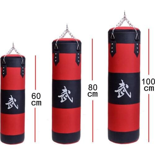 Professional Boxing Punching Bag Training Fitness With Hanging Kick Sandbag adults Gym Exercise empty-Heavy boxing bag