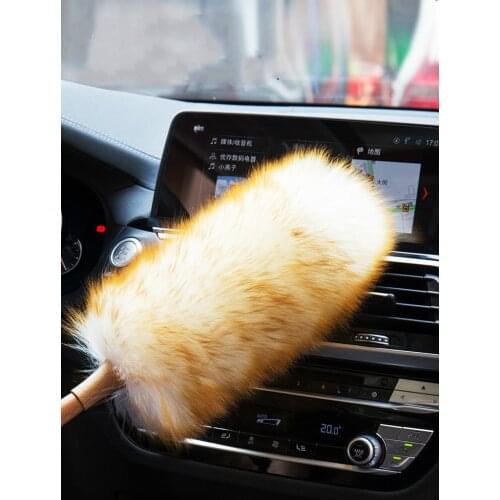 Feather Duster Dust Removal Household Feather Blanket Cleaning Sweep Dust Cleaning Dust Removal Retractable Wool Duster
