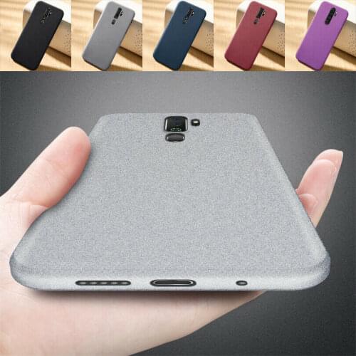 Real grit matte anti fingerprint case on for oppo realme 8 7 6 c3 x7 7i 6i 5i 5 pro v5 x2 pro c17 C21 soft sandstone back cover