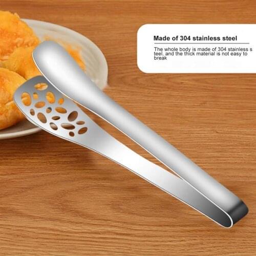 Stainless Steel Non-Slip Food Tongs Meat Salad Bread Serving Tongs For Barbecue Kitchen Accessories Cooking Utensil #20