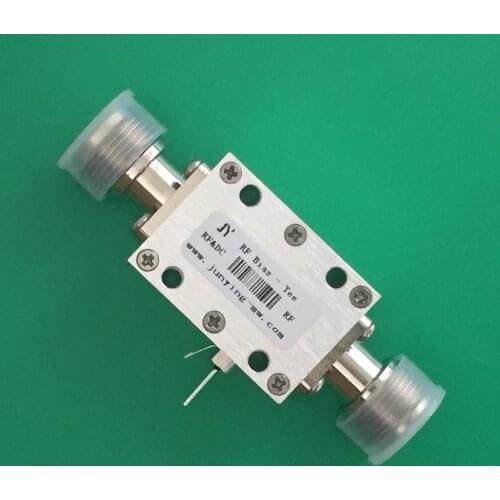 Bias Tee Broadband RF Microwave Coaxial T-type Bias Device Injector Antenna Power Supply N-type Connector
