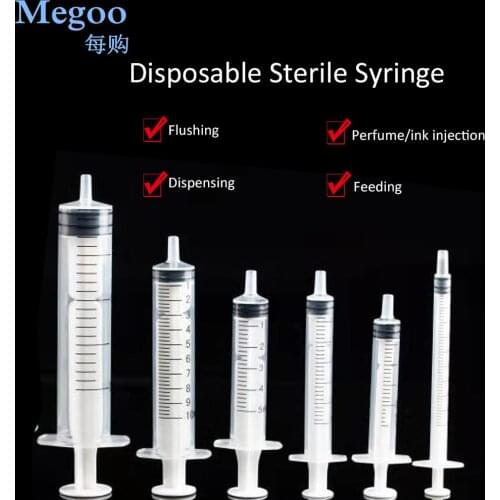 20Pcs 5ml/10ml Disposable Industrial Glue Ink Perfume Injection Syringe Dispensing Measuring Feed Pet Flushing Injector