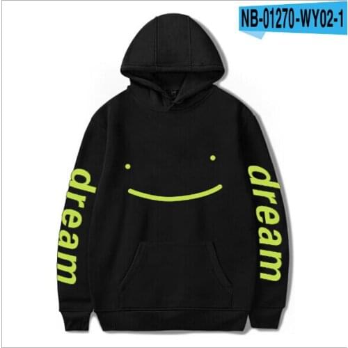 Sweatshirts Men Women Fashion Dreamwastaken Hoodies Spring Autumn Hip Hop Hooded Casual Boys Girls Black Clothes 2D