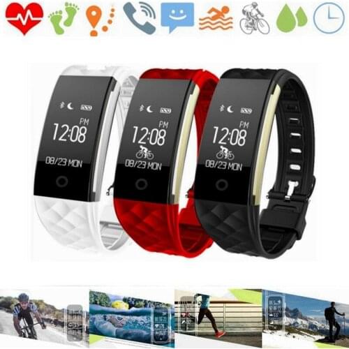 Waterproof Smart Watch Sport Fitness Tracker Wristbands Bracelet for Android IPhone Fitness Tracker Blood Pressure Watch