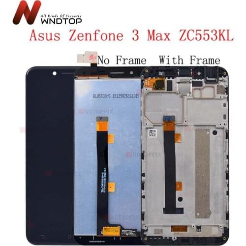 For 5.5" Asus Zenfone 3 Max ZC553KL LCD Display Touch Screen Digitizer Assembly Zenfone3 MAX Replacement For ASUS ZC553KL LCD