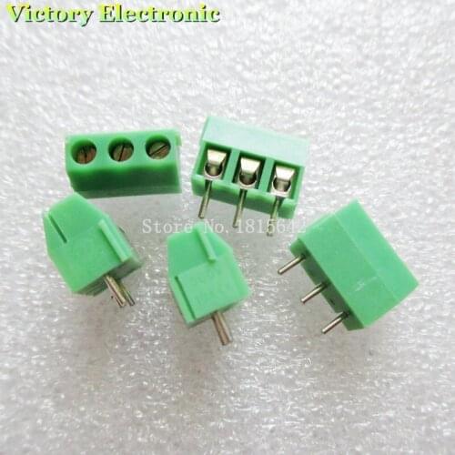 10PCS/LOT KF396-3P KF3.96-3P 300V 10A Screw 3Pin 3.96mm Straight Pin PCB Screw Block 24-18A WG