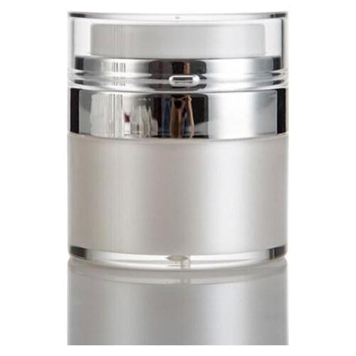 15g Pearl White Acrylic Jar Fashion Cream Jar Refillable Ointment Cream Can Container Travel Package Bottling 10pcs/lot