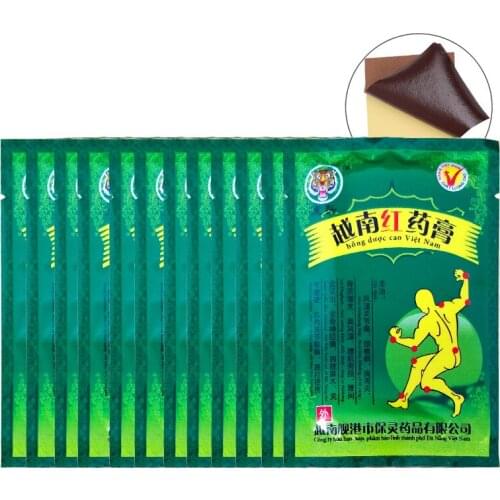 48Pcs/6Bags Vietnam Red Tiger Balm Treatment Plaster Shoulder Muscle Joint Pain Stiff Patch Relief Health Care