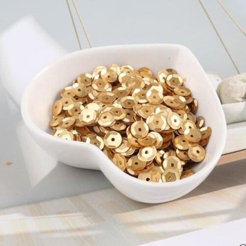 720pcs/Lot Matte Color 6mm CUP Round Sequins Paillettes Sewing Wedding Craft Scrapbook, Women Garments Accessories