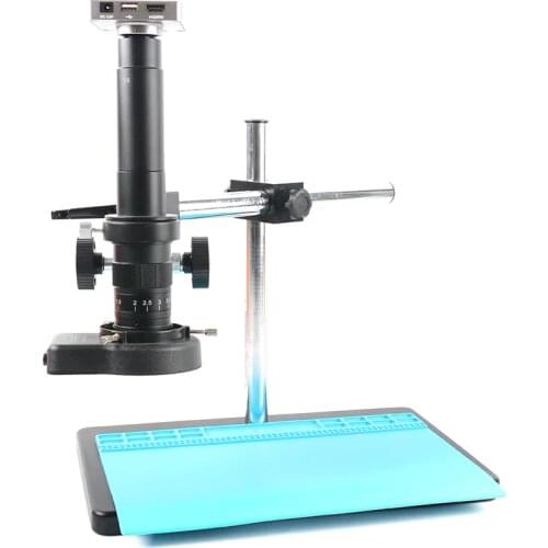 HDMI USB 37MP 1080P 60FPS Digital Industrial Video Microscope Camera Recorder 180X/300X Lens For Phone PCB Repair Soldering