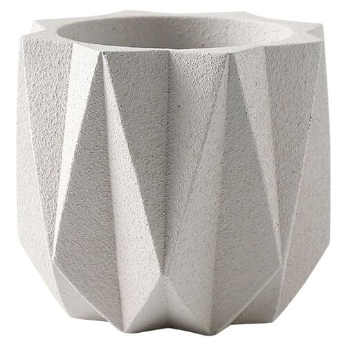 Decorating Desktop Craft Silicone Pot Molds for Concrete DIY Home Made Silicone Flower Pot Mould Cement Planter Making Tools